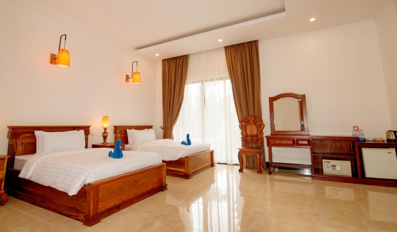 Casa Estudio de 8 m² con 19 baños de uso privado, en Sala Kamreuk Ciudad de Siem Riep Exterior foto